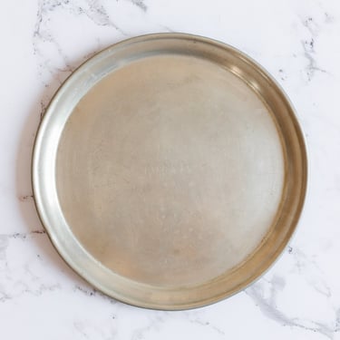 1920s French silver plate engraved bistro tray, “Café de L’Até”