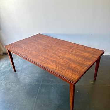 Danish MCM Rosewood Expandable Dining Table 