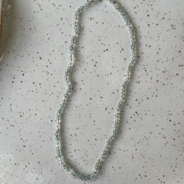 Petite Aquamarine & Moonstone strand