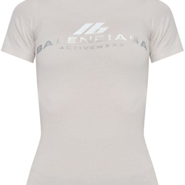 Balenciaga Women Activewear Fitted T-Shirt