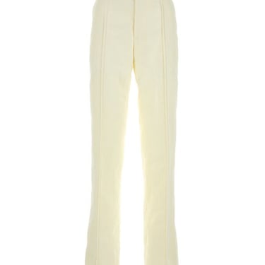 Bottega Veneta Woman Cream Linen Pant