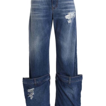 J.W.Anderson Women Maxi Turn-Up Jeans