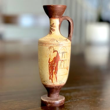 VINTAGE: Pottery Vase - Ceramic Vase - Hand Painted Vase - SKU 00035175 
