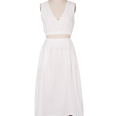Marysia Poplin Cutout Dress