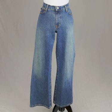 90s Y2K Polo Ralph Lauren Stretch Kelly Jeans - 34