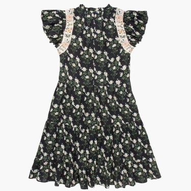 Sea NY Elizabeth Print Mini Flutter Dress