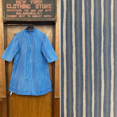 Vintage 1960’s Marimekko Finland Mod Stripe Cotton Shift Shirt Dress, Vintage Mod Dress, 1960s Dress, Marimekko, Cotton Dress, Shift Dress, 