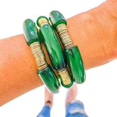 SVB  Green Marble Bracelet
