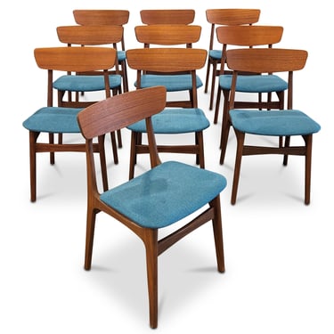 10 Schoning Elgaard Teak Chairs - 072337