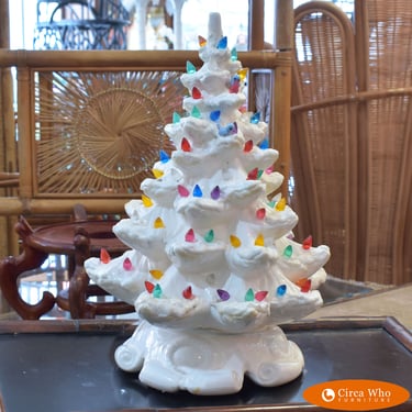 White Vintage Christmas Tree
