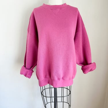 Vintage 1980s Pink Sweatshirt / XL 