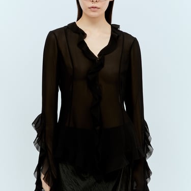 Acne Studios Women Ruffle Bouse