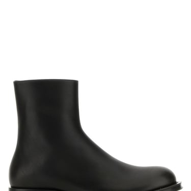 Lanvin Man Black Leather Medley Ankle Boots