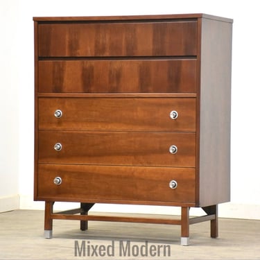 Walnut and Rosewood Dresser by Stanley Furniture 