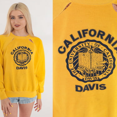 UC Berkeley Sweatshirt 80s College Sweater University of California Graphic Shop Exile Tucson AZ