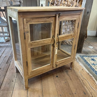 Small Vintage Bleached Cabinet