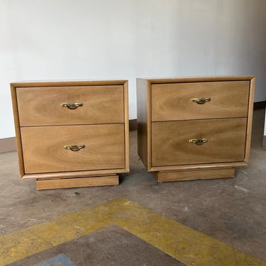 AVAILABLE to CUSTOMIZE**Mid Century Nightstand Pair 