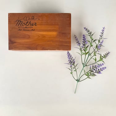 Cedar Box “Mother” Trinket Box