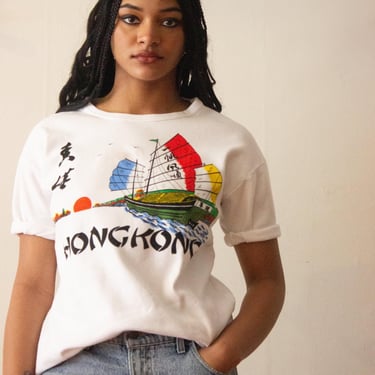 1970s Hong Kong Heavy Cotton T-Shirt 