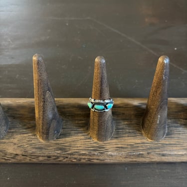 Turquoise 3 Stone Ring