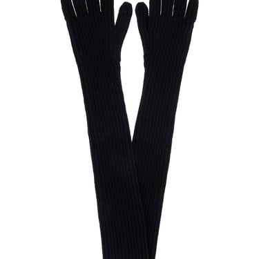 Dries Van Noten Long Virgin Wool Gloves Men