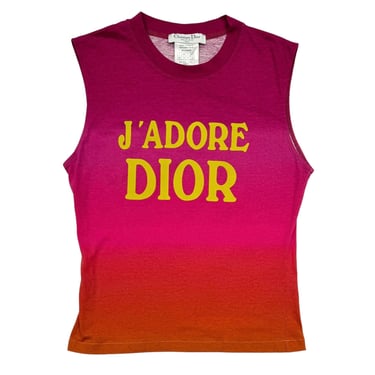 J'Adore Dior Pink + Orange Ombre Tank