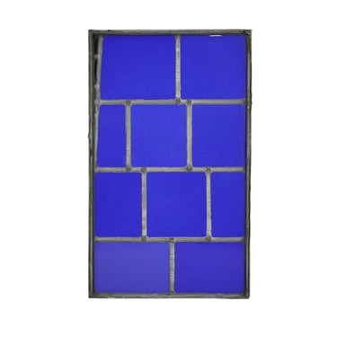 Dark Blue Robert Sowers JFK Airport Stained Glass Window