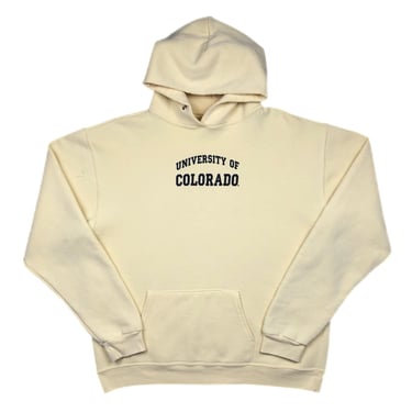 Vintage 90s University of Colorado Buffaloes Made in USA Hoodie Sweatshirt Pullover Size Large/XL 