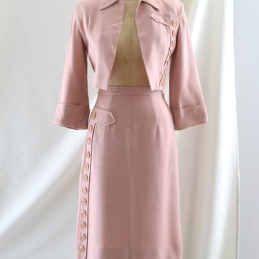 Vintage 1940's Rose Suit