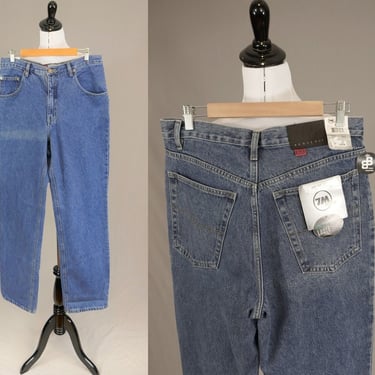 90s Men's Extra Loose Jeans - 33" 34" waist - Deadstock Unworn with Tags - Bugle Boy 7M - 34" inseam length 