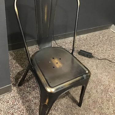 Metal Embellished Stool Chair (Seattle)