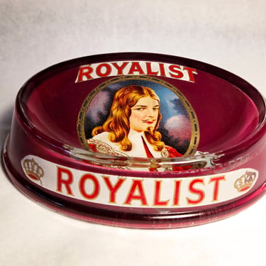 Antique Royalist Cigar Advertising Change Receiver Tray 