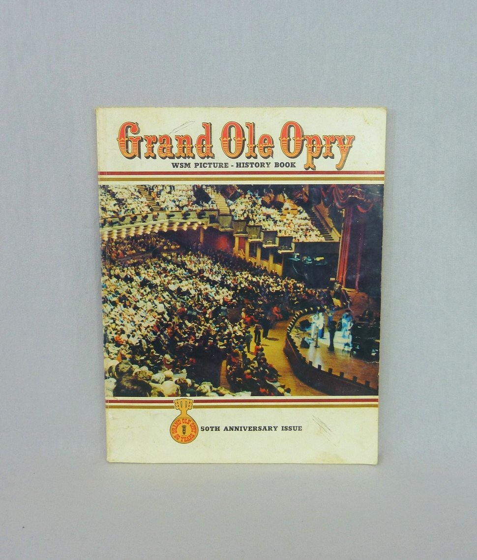 Grand Ole Opry Souvenir Book (1975) WSM 50th Anniversary Whirlgig(02)