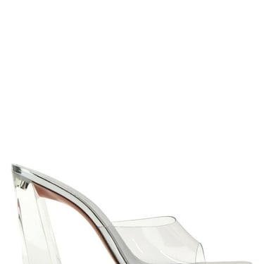 Amina Muaddi Women Brigitte Glass Slipper