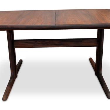 Oval Rosewood Table w Two Leaves - 0125129