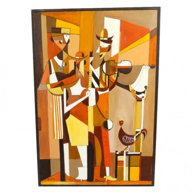 B.Waller cubist painting
