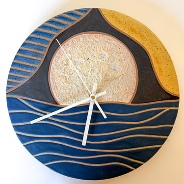 Lunar Midnight A - Wall Clock