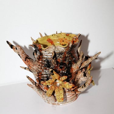 Ian Riccardo Ceramic Thorned Vessel - Multi