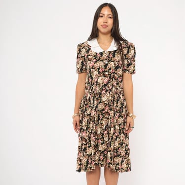 Ganni - Brown & Black Check Print Seersucker Midi | Current Boutique - DMV  - Bethesda, Clarendon, DC, Old Town | ATTIC