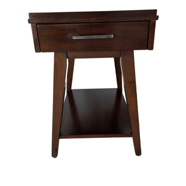 Dark MCM Style Side Table