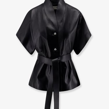 Dior Women Leather Jacket With Belt