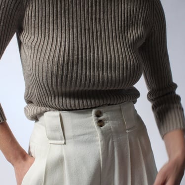 Cafe Ribbed Linen Knit