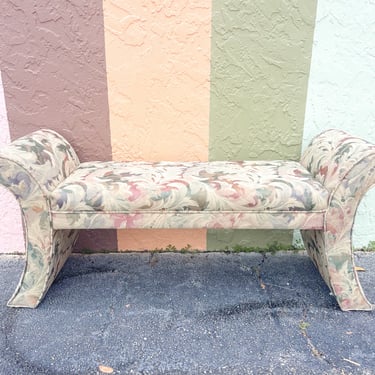 Granny Chic Upholstered Bench