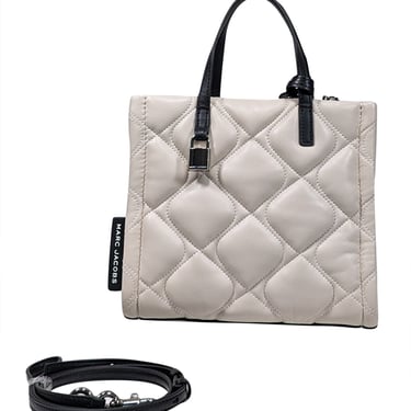 Marc Jacobs - Cream Quilted Leather Crossbody Bag