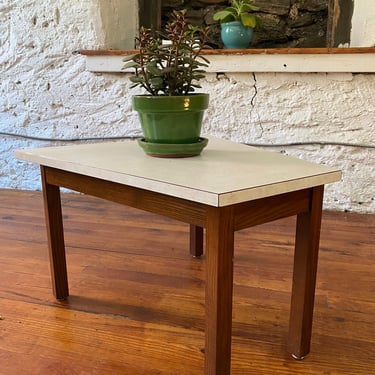 Mid century end table Danish modern side table mid century accent table 