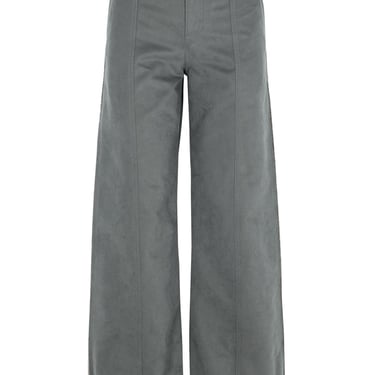 Burberry Grey Nylon Blend Trousers Women