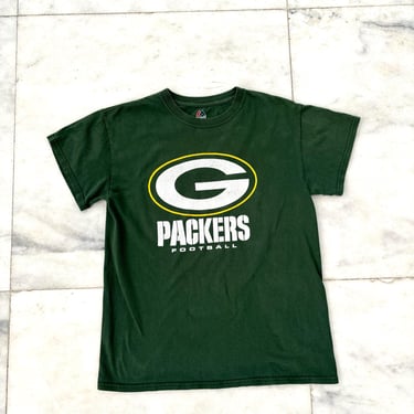 Vintage Green Bay Packers T Shirt Womens Small NFL Football Cotton USA 