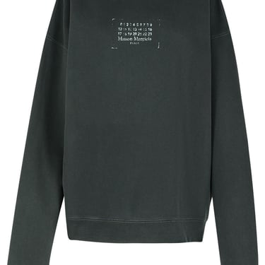 Maison Margiela Black Cotton Sweatshirt Women