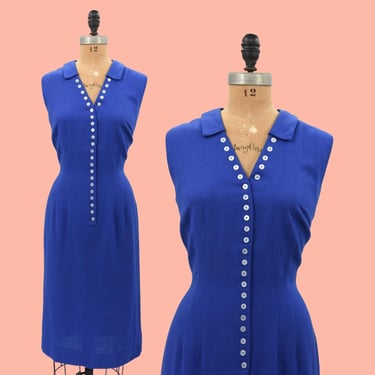 1960s Wishbone linen dress 