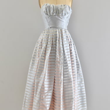 Vintage 1950s Strapless Dress